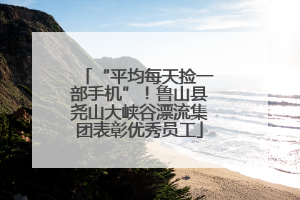 “平均每天捡一部手机”！鲁山县尧山大峡谷漂流集团表彰优秀员工