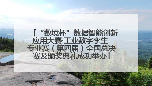 “数境杯”数据智能创新应用大赛·工业数字孪生 专业赛（第四届）全国总决赛及颁奖典礼成功举办