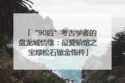“90后”考古学者的盘龙城情缘：最爱镇馆之宝绿松石镶金饰件