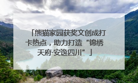 熊猫家园获奖文创成打卡热点，助力打造“锦绣天府·安逸四川”
