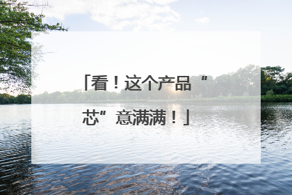 看！这个产品“芯”意满满！