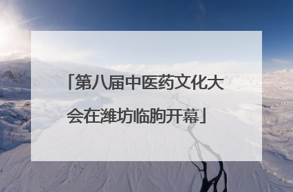 第八届中医药文化大会在潍坊临朐开幕