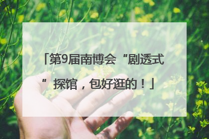 第9届南博会“剧透式”探馆，包好逛的！