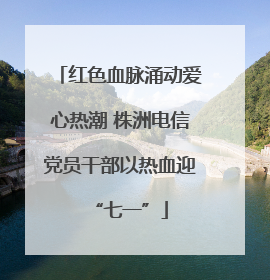 红色血脉涌动爱心热潮 株洲电信党员干部以热血迎“七一”