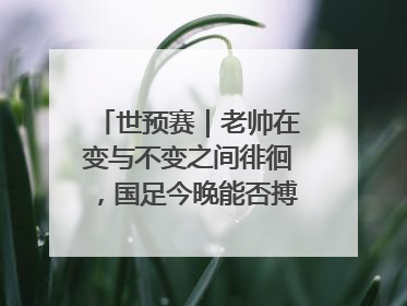 世预赛｜老帅在变与不变之间徘徊，国足今晚能否搏出生机？