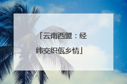 云南西盟：经纬交织佤乡情
