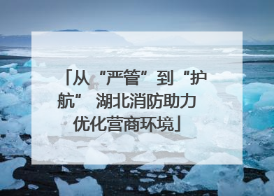 从“严管”到“护航” 湖北消防助力优化营商环境