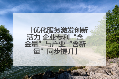 优化服务激发创新活力 企业专利“含金量”与产业“含新量”同步提升