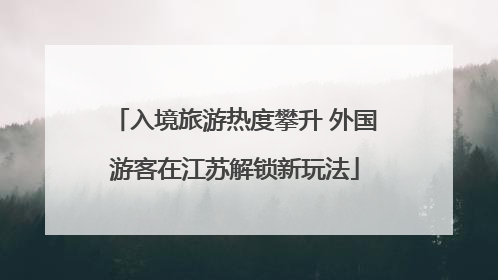 入境旅游热度攀升 外国游客在江苏解锁新玩法