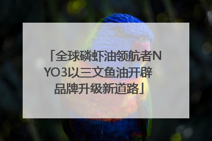 全球磷虾油领航者NYO3以三文鱼油开辟品牌升级新道路