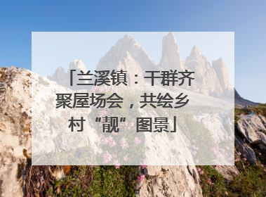 兰溪镇：干群齐聚屋场会，共绘乡村“靓”图景