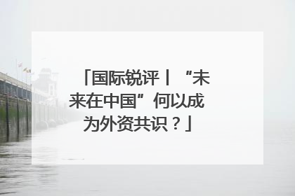 国际锐评丨“未来在中国”何以成为外资共识？