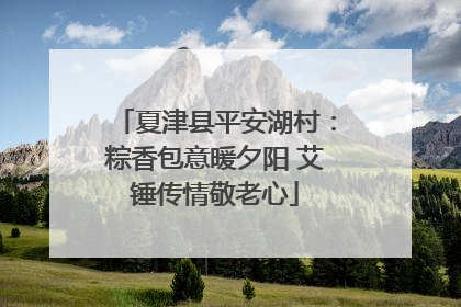 夏津县平安湖村：粽香包意暖夕阳 艾锤传情敬老心