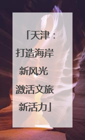 天津：打造海岸新风光 激活文旅新活力