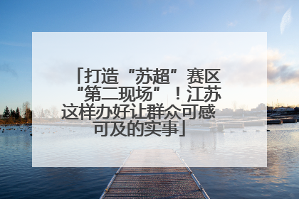 打造“苏超”赛区“第二现场”！江苏这样办好让群众可感可及的实事