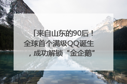 来自山东的90后！全球首个满级QQ诞生，成功解锁“金企鹅”，是继承父亲账号