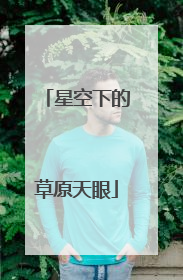 星空下的草原天眼