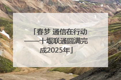 春梦 通信在行动——十堰联通圆满完成2025年