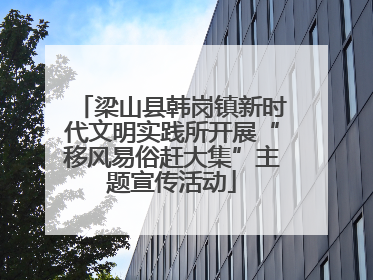 梁山县韩岗镇新时代文明实践所开展“移风易俗赶大集”主题宣传活动