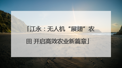 江永：无人机“展翅”农田 开启高效农业新篇章