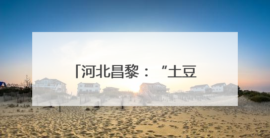 河北昌黎：“土豆”变“金豆” 马铃薯丰收采挖忙