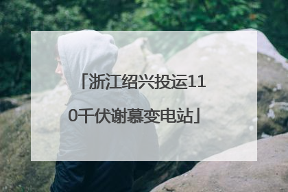 浙江绍兴投运110千伏谢慕变电站