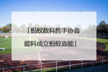 蚂蚁数科携手协鑫能科成立蚂蚁鑫能