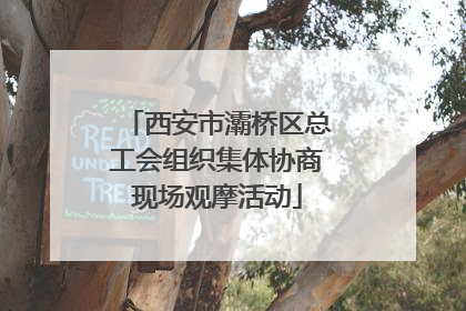 西安市灞桥区总工会组织集体协商现场观摩活动