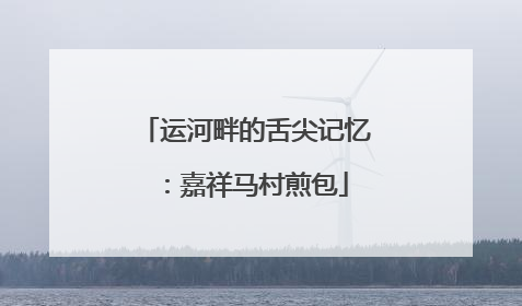 运河畔的舌尖记忆：嘉祥马村煎包