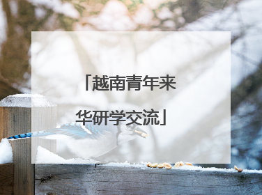 越南青年来华研学交流