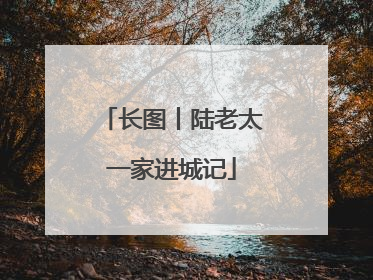 长图丨陆老太一家进城记