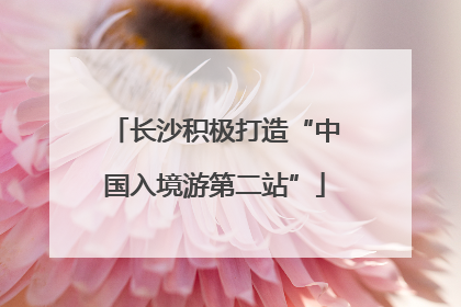 长沙积极打造“中国入境游第二站”