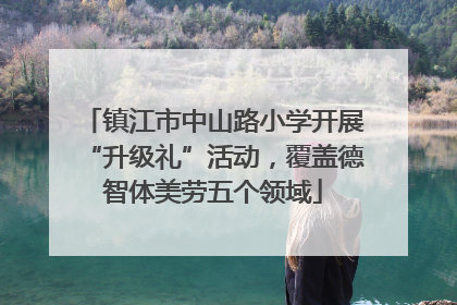 镇江市中山路小学开展“升级礼”活动，覆盖德智体美劳五个领域
