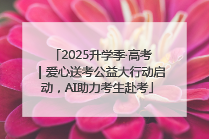2025升学季·高考｜爱心送考公益大行动启动，AI助力考生赴考