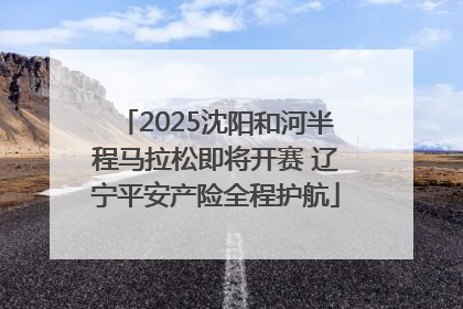 2025沈阳和河半程马拉松即将开赛 辽宁平安产险全程护航