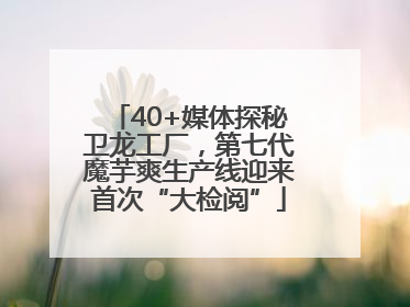 40+媒体探秘卫龙工厂，第七代魔芋爽生产线迎来首次“大检阅”
