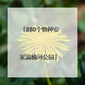 880个物种安家温榆河公园